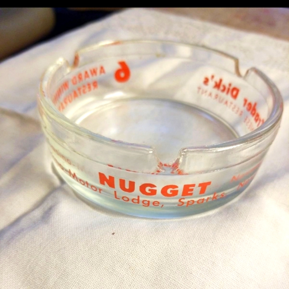 Vintage Glass Ashtray
